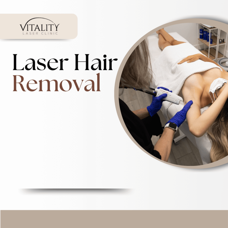 Aesthetic technician applying soothing post-laser care